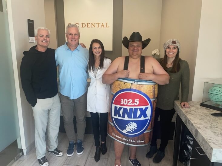 knix country radio at our dental office in Scottsdale AZ|
