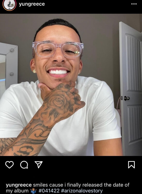 Man smiling with bright teeth in Instagram post Scottsdale, AZ