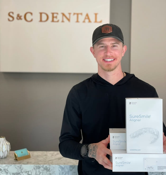 S&C Dental Patient with Aligners in Scottsdale, AZ