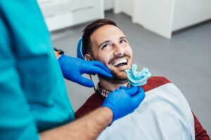 The man getting Treatment in S&C Dental at Scottsdale, AZ